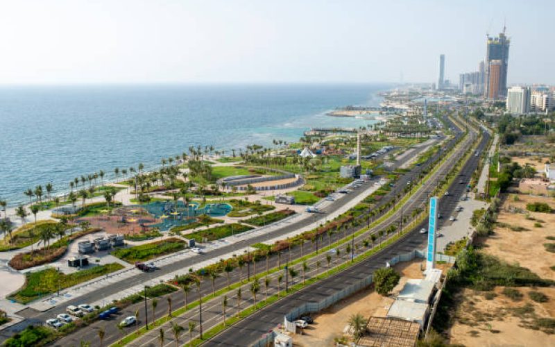 Jeddah corniche Aerial View 2018